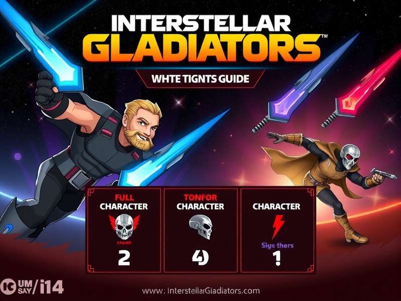 Interstellar Gladiators character selection screen